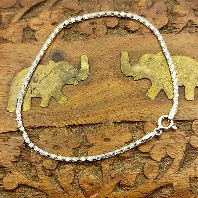 Pulseira Pipoca Prata 925 1,6mm x 18cm