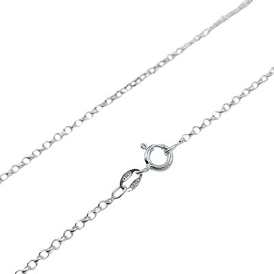 Corrente Prata 925 elo Português 45cm x 1,7mm