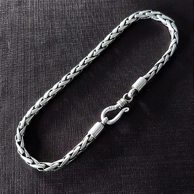 Pulseira Prata de Bali 925 3,2mm - 13gr