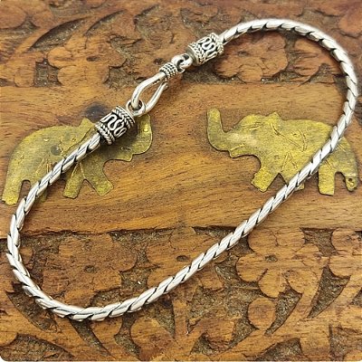 Pulseira Prata de Bali 925 2,6mm - 11,5gr