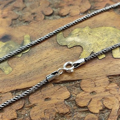 Corrente Prata Bali 925 - 1,5mm 60cm 7,5gr