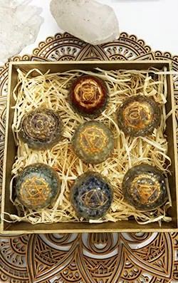 Orgonite 7 chakras - Alinhamento Energético