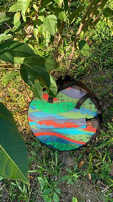 Capa para Tambor Xamânico Lakota 32 cm estampado