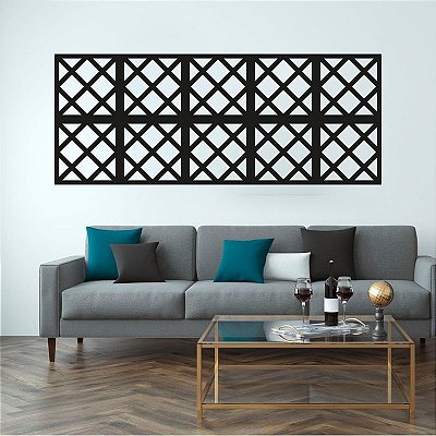 Painel Modular Estilo Cobogó - Modelo 06 - Dubai