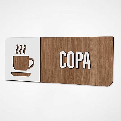 Placa Sinalização Indicativa Copa