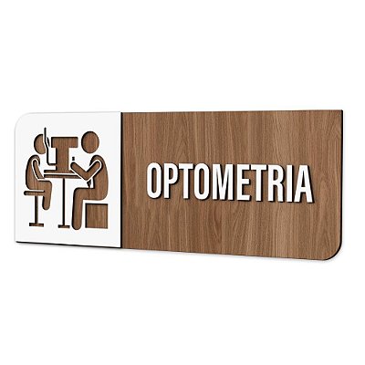 Placa Sinalização Indicativa Optometria