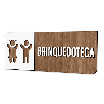 Placa de Sinalização Indicativa - Brinquedoteca
