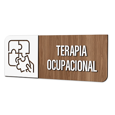 Placa de Sinalização Indicativa - Terapia Ocupacional