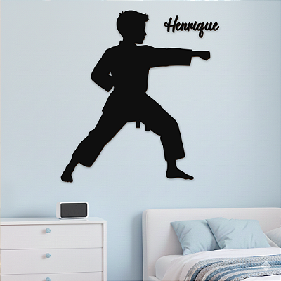Quadro Personalizado - Karatê / Judô - Menino - Quimono