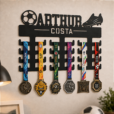 Porta Medalhas - Futebol - Personalizado