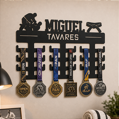 Porta Medalhas - Jiu-Jitsu - Personalizado