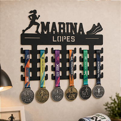 Porta Medalhas - Corrida - Personalizado