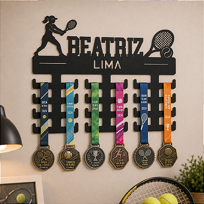 Porta Medalhas - Tênis - Personalizado