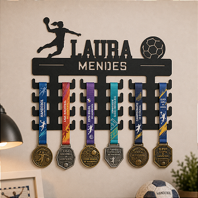 Porta Medalhas - Handebol - Personalizado