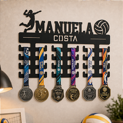 Porta Medalhas - Vôlei - Personalizado