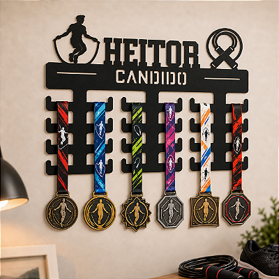 Porta Medalhas - Rope Jump - Personalizado