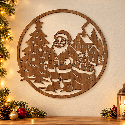 Mandala - Natal - Papai Noel