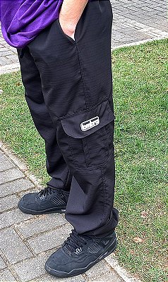 Calça Reta Cargo Rip Stop