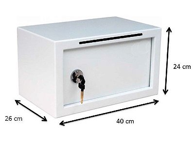 Cofre Boca de Lobo Chave Tetra 24x40x26 cm