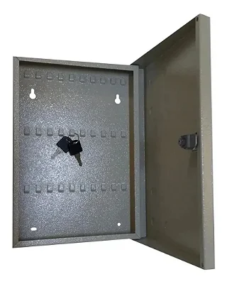 Claviculário 30 Chaves em Aço - Porta Chaves para Oficina e Autoescola