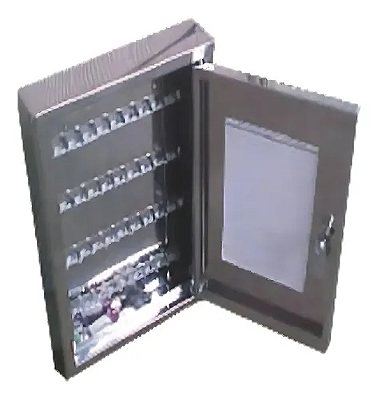 Claviculário 30 Chaves Numerado em Aço Inox - Porta Chaves para Clínica