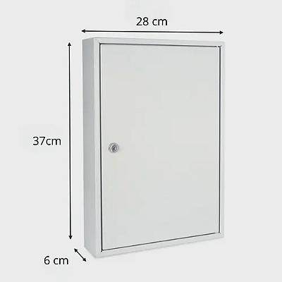 Claviculário 60 Chaves Numerado em Aço - Porta Chaves para Condomínio