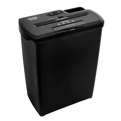 Fragmentadora de Papel Aurora AS810SD 8 Folhas em Tiras - Home Office