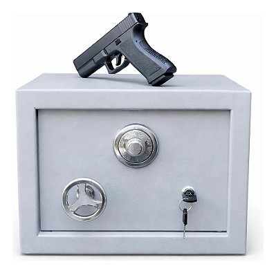 Cofre para Armas Curtas 26x36x30cm Aço Reforçado CAC CR