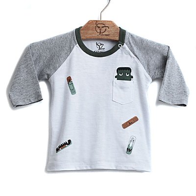 Camiseta Jokenpô Bebê Band-Aid Branca