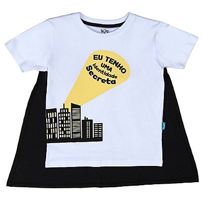 Camiseta Jokenpô Infantil Identidade Secreta