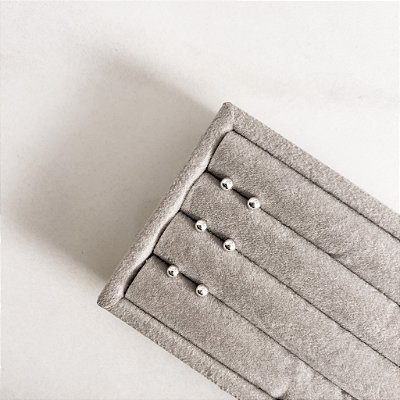 Brinco Bolinha 2mm
