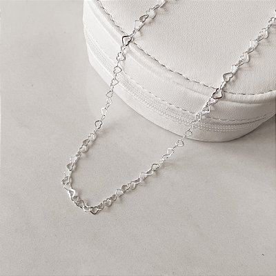 Corrente Elo Coração 2.0 45cm