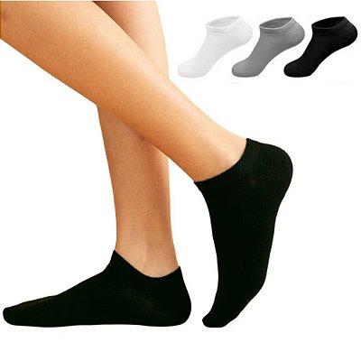 Kit Meias Algodão Unisex