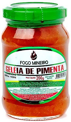 Geléia de Pimenta 200g - Fogo Mineiro