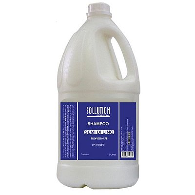 Shampoo Semi Di Lino 2L - Sollution Professional
