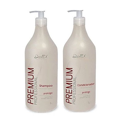 Shampoo e Condicionador Reconstrutor Premium Pró Trigo Dwell'x