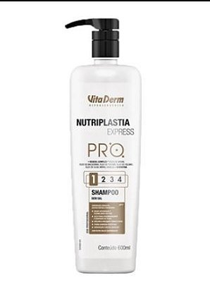 Shampoo Sos Capilar Nutriplastia Vita Derm  Express Pro 600ml