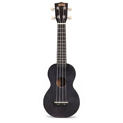 Ukulele Mahalo Kahiko Soprano MK1TBK Preto com Capa