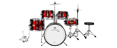 Bateria Infantil Michael Club MDMC5 WR Vinho