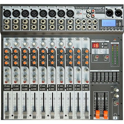 Mesa de Som Soundcraft SX1202FX 12 Canais USB