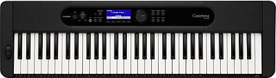 Teclado Casio Casiotone CT-S400 61 Teclas com Fonte Bivolt - Preto