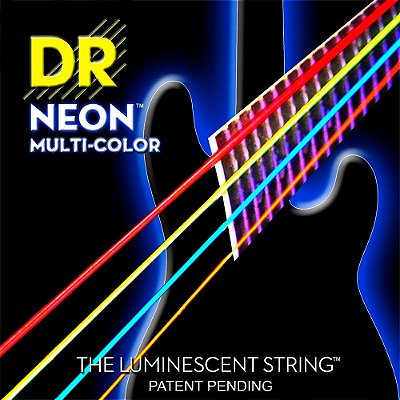 Encordoamento Baixo Dr. Neon Multi-Color 4C NMCB-45