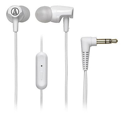 Fone de Ouvido In-Ear Audio-Technica ATH-CLR100IS Branco