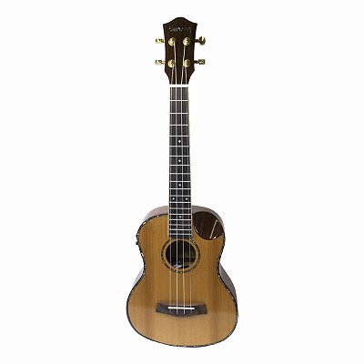 Ukulele Benson UB-406SE Tenor Elétrico com Tampo Sólido em Cedar EQ e Bag