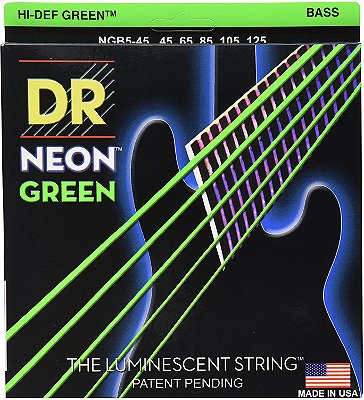 Encordoamento Guitarra Dr. Neon Verde NGE-10