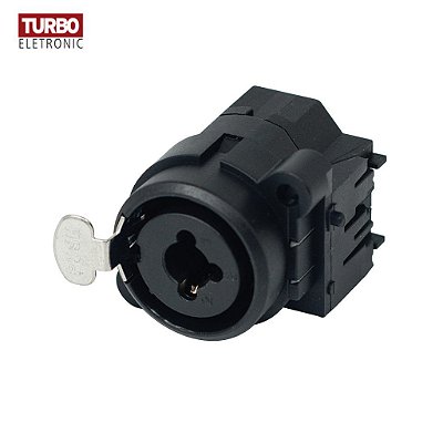 Plug Conector Turbo Combo XLR/P10 Painel RH-X064