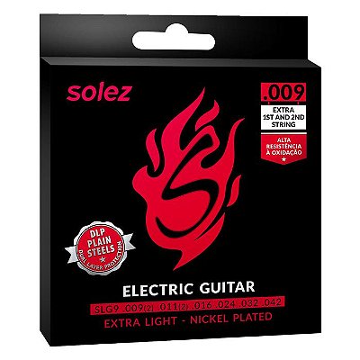 Encordoamento Guitarra Solez SLG Light 009