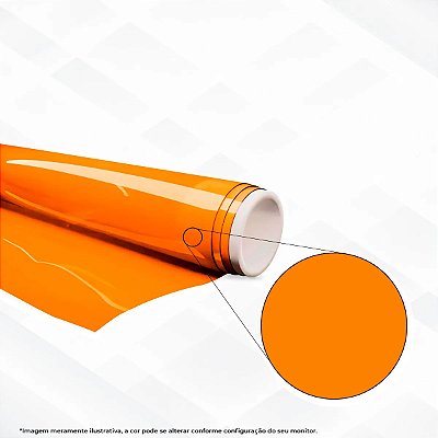 Gelatina para Refletores Lee Filters 105 Laranja Orange