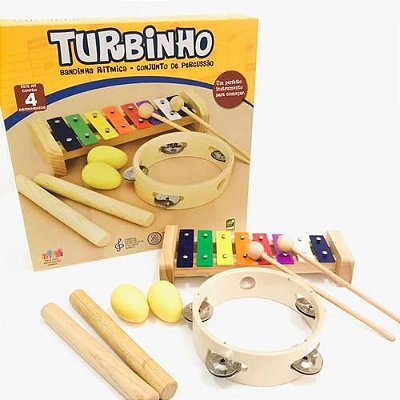 Kit Bandinha Rítmica BR-4A Turbinho 4 peças