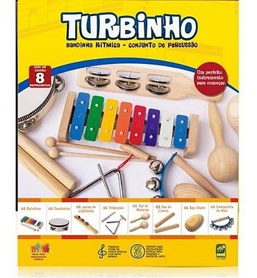 Kit Bandinha Rítmica BR-7 Turbinho 8 peças